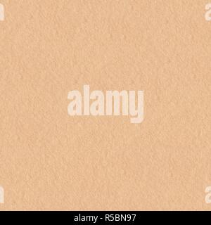 Biege felt texture.  Seamless square background, tile ready. Stock Photo