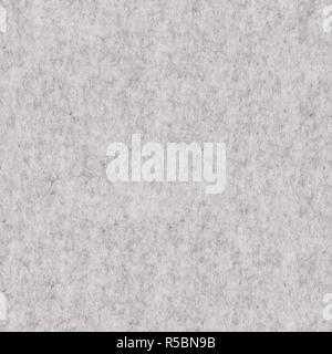 Fragment of grey thick felt material. Seamless square background, tile ready. Stock Photo