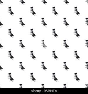 Striped sock pattern seamless vector repeat geometric for any web design Stock Vector