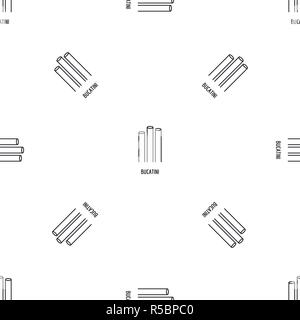Bucatini pattern seamless vector repeat geometric for any web design Stock Vector