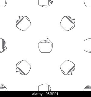 Aloe body cream pattern seamless vector repeat geometric for any web design Stock Vector
