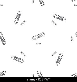 Rigatoni pattern seamless vector repeat geometric for any web design Stock Vector