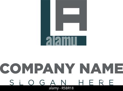 VA,LA, AL Company Group Logo Concept Idea Stock Vector