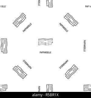 Pappardelle pattern seamless vector repeat geometric for any web design Stock Vector