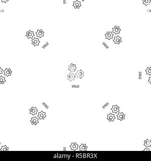 Stelle pasta pattern seamless vector repeat geometric for any web design Stock Vector