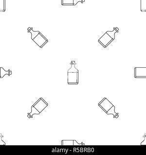 Aloe sirop pattern seamless vector repeat geometric for any web design Stock Vector