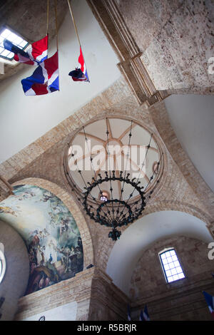 Dominican Republic, Santo Domingo, Zona Colonial, Panteon Nacional, National Pantheon, interior Stock Photo