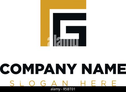 VG, GL, LG Company Group Logo Concept Idea Stock Vector