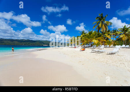 Dominican Republic, Eastern Peninsula De Samana, Samana, Cayo Levantado know as  Bacardi Island Stock Photo