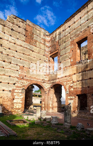 Dominican Republic, Santa Domingo, Colonial zone, Ruinas del Hospital San Nicolas de Bari, the First hospital in the New World Stock Photo