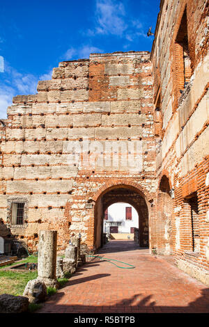 Dominican Republic, Santa Domingo, Colonial zone, Ruinas del Hospital San Nicolas de Bari, the First hospital in the New World Stock Photo