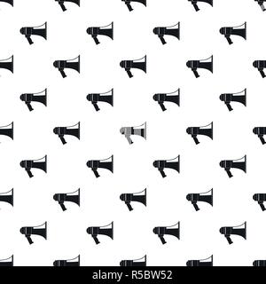 Megaphone pattern seamless vector repeat geometric for any web design Stock Vector