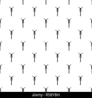 Long zip pattern seamless vector repeat geometric for any web design Stock Vector