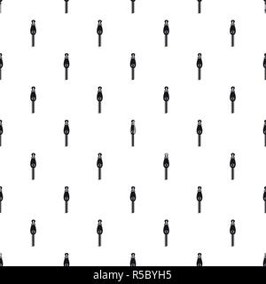 Zip with hole pattern seamless vector repeat geometric for any web design Stock Vector