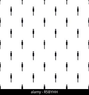 Coat zip pattern seamless vector repeat geometric for any web design Stock Vector