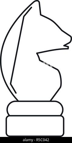 Paddock outline vector icon. Thin line black paddock icon, flat vector ...