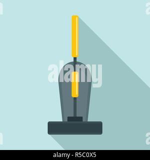 Old hand vacuum cleaner icon. Flat illustration of old hand vacuum cleaner vector icon for web design Stock Vector