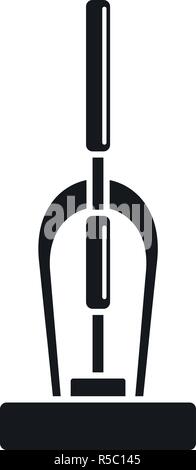 Old hand vacuum cleaner icon. Simple illustration of old hand vacuum cleaner vector icon for web design isolated on white background Stock Vector
