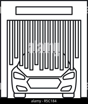 Car wash bucket icon, outline style 14309089 Vector Art at Vecteezy