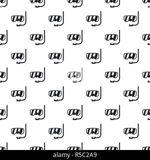 Scuba mask pattern seamless vector repeat geometric for any web design Stock Vector
