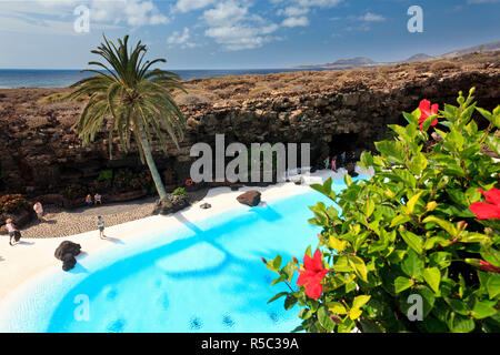 Spain, Canary Islands, Lanzarote, Jameos del Agua Stock Photo