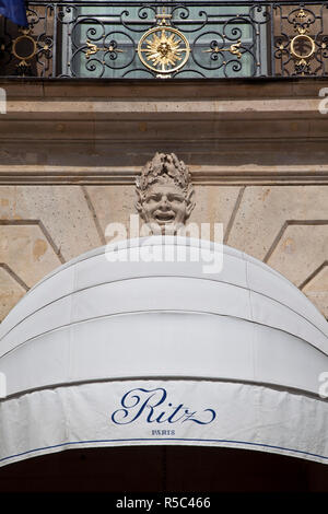 Ritz Hotel, Place Vendome, Paris, France Stock Photo