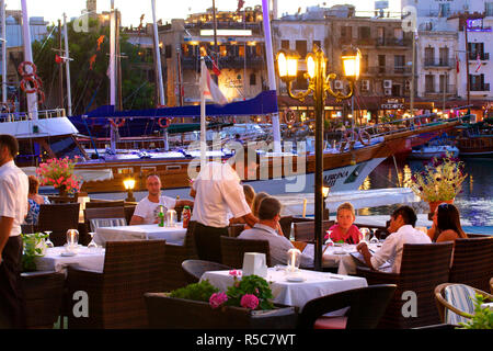 Restaurant in Kyrenia, North Cyprus Stock Photo