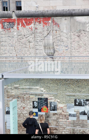 Topographie des Terrors (site of former Gestapo, SS and 3rd Reich security services), Berlin, Germany