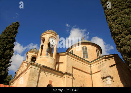 Israel, Lower Galilee, the Greek Orthodox St. George Church in Kafr Cana built in 1886 Stock Photo