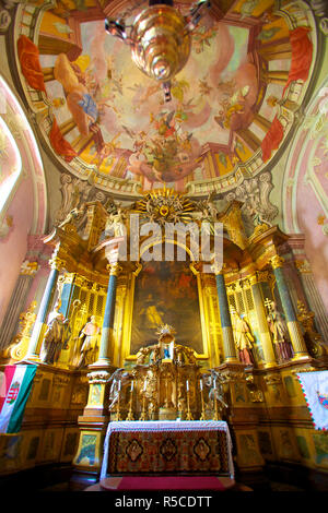 St Michael's City Church, Budapest, Hungary Stock Photo