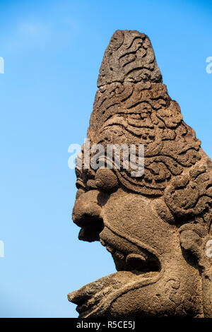 Indonesia, Java, Magelang, Borobudur Temple Stock Photo