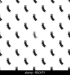 Fluffy sock pattern seamless vector repeat geometric for any web design Stock Vector