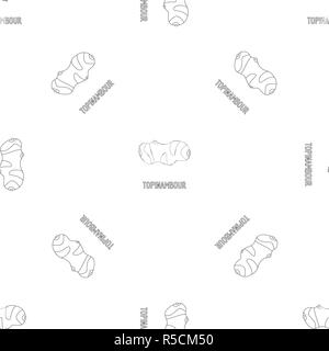 Topinambour pattern seamless vector repeat geometric for any web design Stock Vector