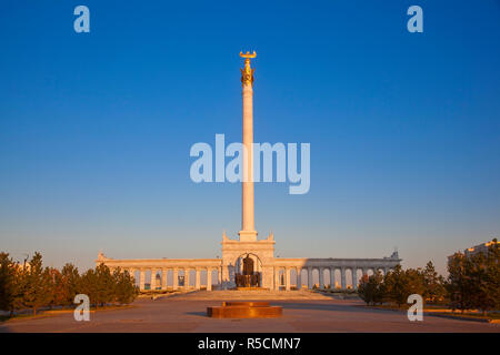 Kazakhstan, Astana, KazakYeli monument (Kazakh Country)