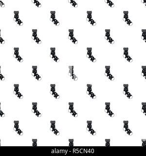 Textile sock pattern seamless vector repeat geometric for any web design Stock Vector