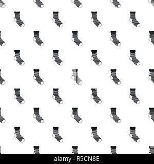 Child sock pattern seamless vector repeat geometric for any web design Stock Vector