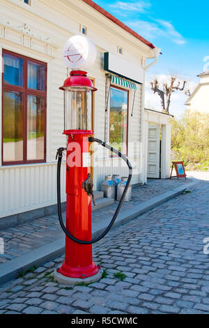 White Fuel Containers White and blue plastic gas cans (fuel container) in an open market ...