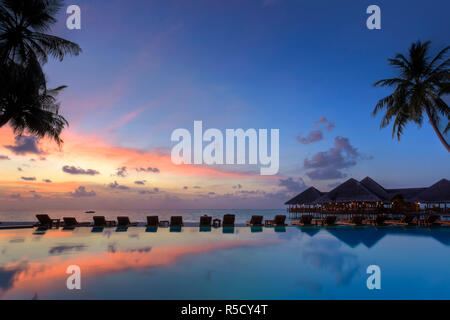 Maldives, Meemu Atoll, Medhufushi Island Stock Photo