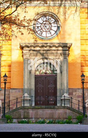 The entrance to the temple Stock Photo