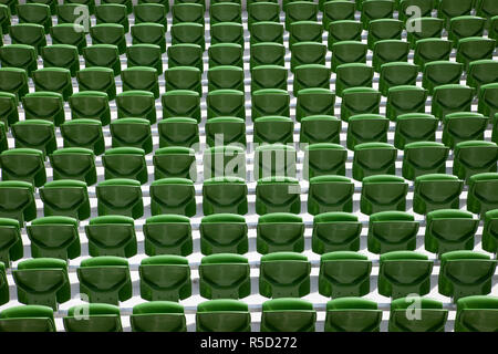 Republic of Ireland, Dublin, Seating in The Aviva Stadium Stock Photo