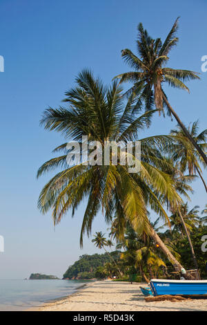 Thailand, Trat Province, Koh Chang, Lonely Beach Stock Photo