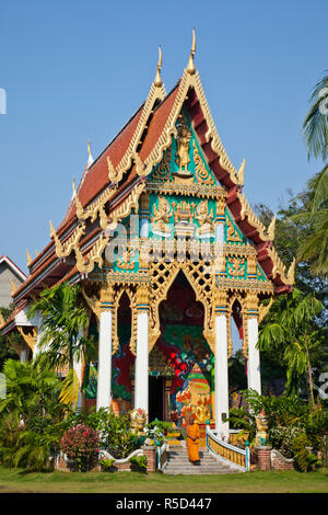 Thailand, Trat Province, Koh Chang, Wat Klong Prao Stock Photo