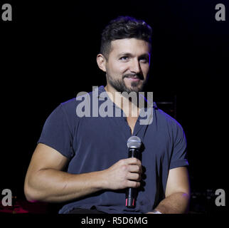 Sydney, NSW, Australia. 22nd Sep, 2018. The Voice Australia 2016 winner Alfie Arcuri seen performing at the Revesby Workers Club in Sydney Credit: Belinda Vel/SOPA Images/ZUMA Wire/Alamy Live News Stock Photo