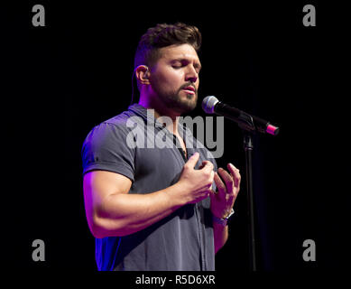 Sydney, NSW, Australia. 22nd Sep, 2018. The Voice Australia 2016 winner Alfie Arcuri seen performing at the Revesby Workers Club in Sydney Credit: Belinda Vel/SOPA Images/ZUMA Wire/Alamy Live News Stock Photo