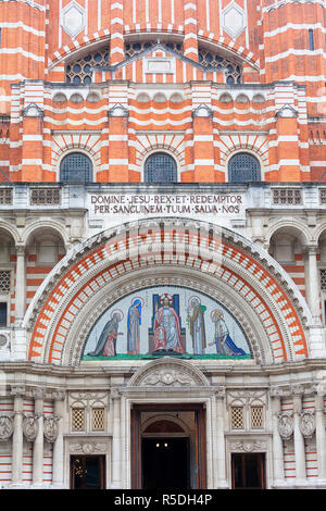 Westminster Cathedral, Catholic Church, neo-Byzantine style, London, United Kingdom. Stock Photo