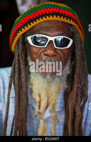 Rasta man Ocho Rios Jamaica West Indies Central America Stock Photo - Alamy
