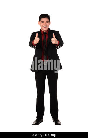 Man Show Thumb Up Stock Photo