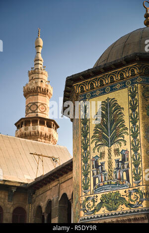 Syria, Damascus, Old, Town, Umayyad Mosque, main courtyard Stock Photo