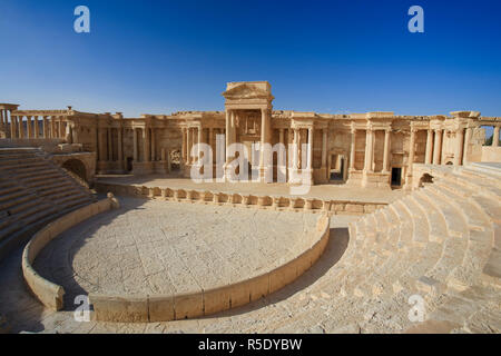 Syria, Palmyra ruins (UNESCO Site), Theatre Stock Photo