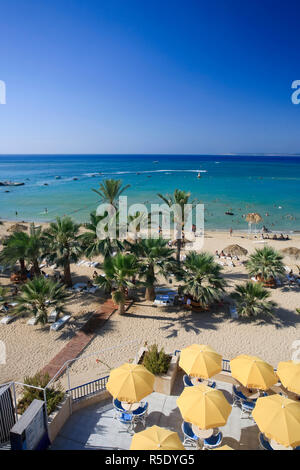Syria, Northern Coast, Lattakia, Shaati al Azraq Beach Resort (Syria's premier coastal resort) Stock Photo